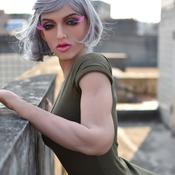 163CM Full body high quality muscle sexy female A-cup strong woman Real silicone adult Sex Doll invented by automatic woman